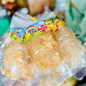 Bánh tráng trộn chà bông