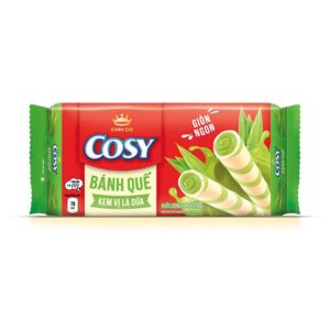 Bánh quế Cosy vị kem lá dứa 117.6g