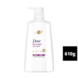 Kem xả Dove hoa sen óng mềm tự nhiên 640G