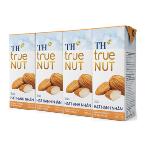 Sữa Hạt Hạnh Nhân TH true NUT (180 ml x 4 hộp)